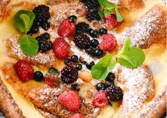 Happy New Year! We are starting off the new year with some delicious Keto Dutch Baby Pancakes!